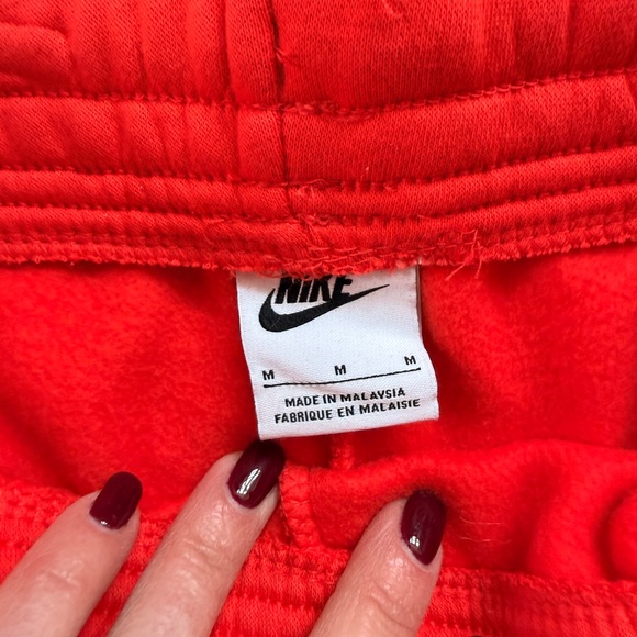 Nike Women's Bright Red Athletic Shorts - Picture 2 of 4